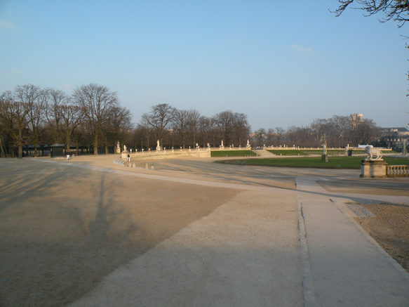  soleil hivernal, Jardin du Luxembourg